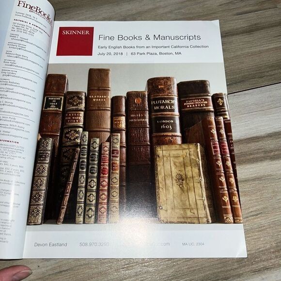 Fine Books &Collections Magazine Summer 2018 No 16.3 Tom Wolfe National Treasure - Picture 4 of 6